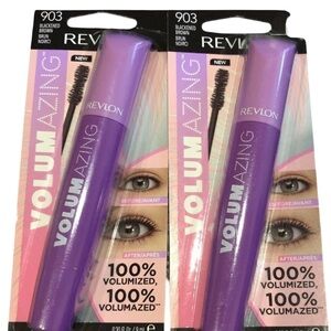 Revlon Volumazing Mascara - Blackened Brown 2 pc lot #903